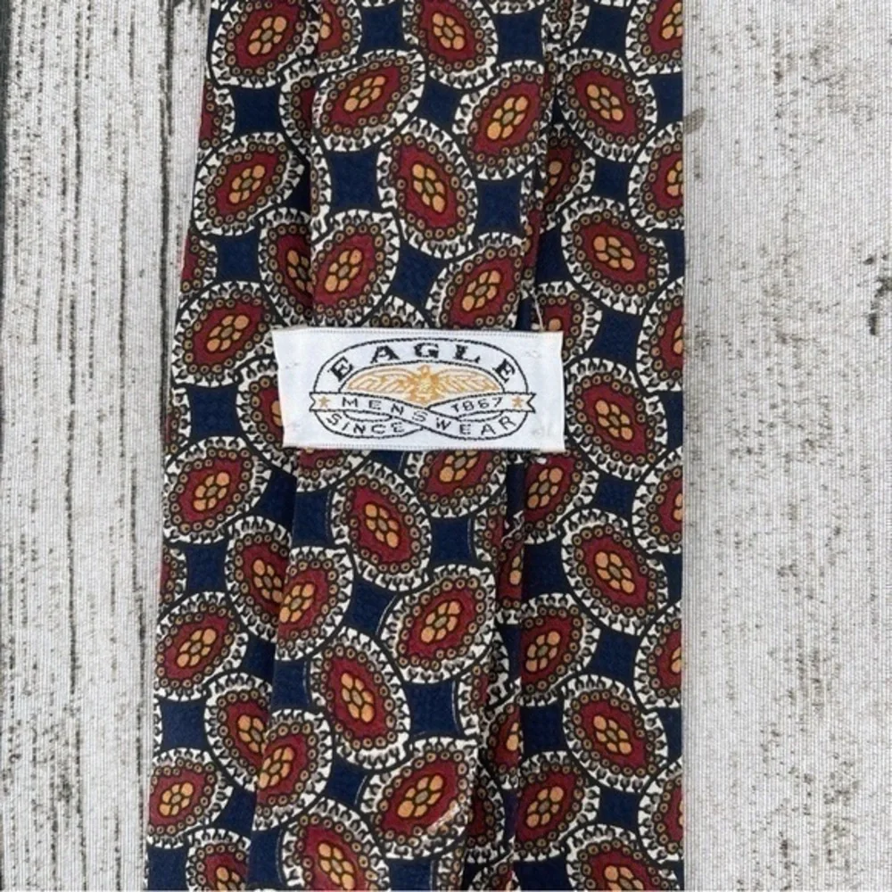 Vintage Eagle Handmade Silk men’s Tie